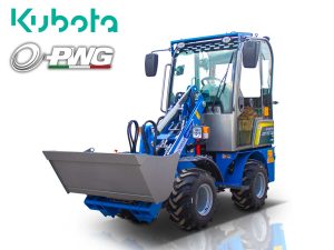 Μίνι σπαστός υδροστατικός τροχοφόρος φορτωτής με καμπίνα 4x4 4WD | LD07 HST Cab Kubota