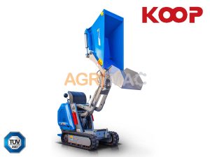 Ντάμπερ Diesel, υδροστατικό με φορτωτή και υψηλή ανατροπή 800kg HT800FL