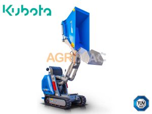 Ντάμπερ Diesel Kubota, υδροστατικό με φορτωτή και υψηλή ανατροπή 800kg HT800FL-PRO