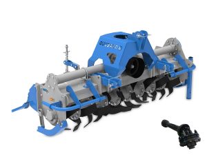 Φρέζα βαρέως τύπου, γραναζωτή, σαζμάν 4 ταχυτήτων, σταθερή για μεσαία τρακτέρ Solis, LS, John Deere, Kubota, Landini- επιφάνεια εργασίας 160cm