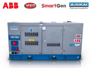 Γεννήτρια πετρελαίου τριφασική κλειστού τύπου με βάση, υδρόψυκτη με αυτόματο πίνακα μεταγωγής GD47