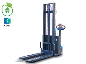 Ηλεκτροκίνητο παλετοφόρο 1.5T| DUPLEX 3000mm| ηλεκτροκίνητη κίνηση 4.2 km/h| μηχάνημα πεζού xειριστή WFE15