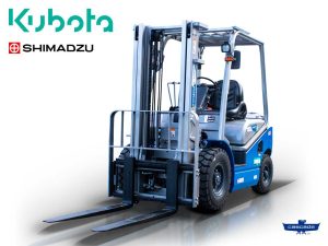 Κλάρκ 2.5Τ Kubota STAGE V diesel | Triplex 4500mm | υδραυλική πλάγια μετατόπιση | πιρούνια 1220mm