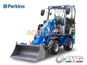 Μίνι τηλεσκοπικός υδροστατικός τροχοφόρος φορτωτής με καμπίνα 4x4 4WD | T-LD07 HST Cab Perkins