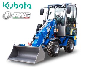 Μίνι τηλεσκοπικός υδροστατικός τροχοφόρος φορτωτής με καμπίνα 4x4 4WD | T-LD07 HST Cab Kubota