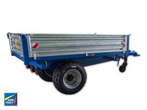 Τρείλερ για τρακτέρ με τριπλή υδραυλική ανατροπή 4000kg MT4000-3H