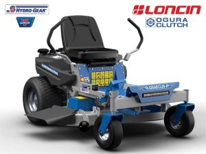 Χλοοκοπτικό επιτόπιας στροφής 106cm με υδροστατικό κιβώτιο, πλάγια εκτόξευση, κιτ χορτολιπάσματος και V-Twin Loncin 586cc 17hp DREPANUS ZTR106