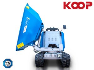 Ντάμπερ , υδροστατικό με υδραυλική πλευρική εκκένωση, πλατφόρμα αναβάτη 800kg Diesel KOOP H800S