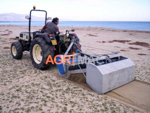 Μηχάνημα καθαρισμού ακτών για τρακτέρ KAR140