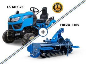 LS MT1.25 30HP 4WD 1267cc τρακτέρ χορτοκοπτικό συνδιασμός με GRAECUS FREZA E105