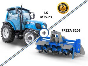 LS MT5.73 90HP 4WD 2505cc τρακτέρ Standard συνδιασμός με GRAECUS FREZA B205