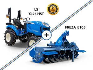LS XJ25HST 30HP 4WD 1318cc 3 κύλινδρο δενδροκομικό αμπελουργικό τρακτέρ συνδιασμός με GRAECUS FREZA E105