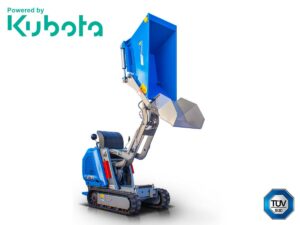 Ντάμπερ Diesel Kubota, υδροστατικό με φορτωτή και υψηλή ανατροπή 800kg HT800FL-PRO