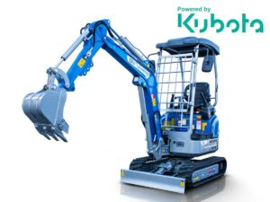 Μίνι τσαπάκι 1.6T, Kubota Diesel, με περιστροφή στην μπούμα, πλαϊνούς μοχλούς χειρισμού και γραμμή σφύρας EB16-ADVANCED