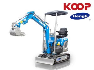 Μικρός ερπυστριοφόρος εκσκαφέας 1000kg, Diesel, με γραμμή σφύρας EB10