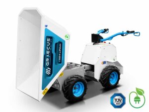 Hλεκτρικό μίνι ντάμπερ σπαστό | 4x4 4WD | Με ωφέλιμο φορτίο 500kg | Ισχύς κινητήρα 3000W/48V | Μπαταρία λιθίου 48V 32Ah | Hλεκτρική ανατροπή