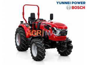 Τρακτέρ 4x4 ROPS | 60 HP μέγιστη ισχύς | Τετρακύλινδρος κινητήρας Turbo | Συγχρονισμένη ρεβέρσα 8+8 | Αερόφρενα | HANWO 504 PRO ROPS