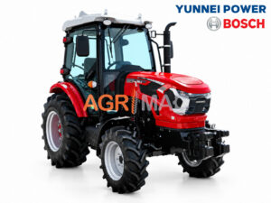 Τρακτέρ 4x4 με καμπίνα και Air Condition | 60 HP μέγιστη ισχύς | Τετρακύλινδρος κινητήρας Turbo | Συγχρονισμένη ρεβέρσα 8+8 | Αερόφρενα | HANWO 504 PRO CAB