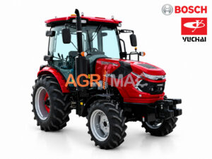 Τρακτέρ 4x4 με καμπίνα και Air Condition | 91 HP μέγιστη ισχύς | Τετρακύλινδρος κινητήρας Yuchai Turbo | Συγχρονισμένη ρεβέρσα 12+12 | Αερόφρενα | HANWO 704 PRO CAB